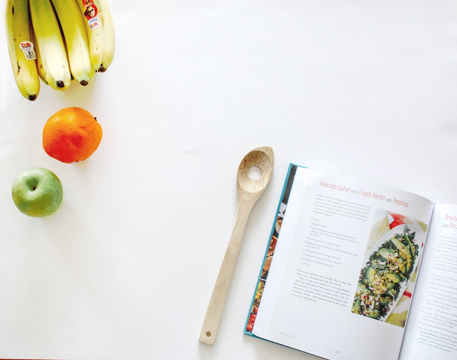 Colorful recipe book