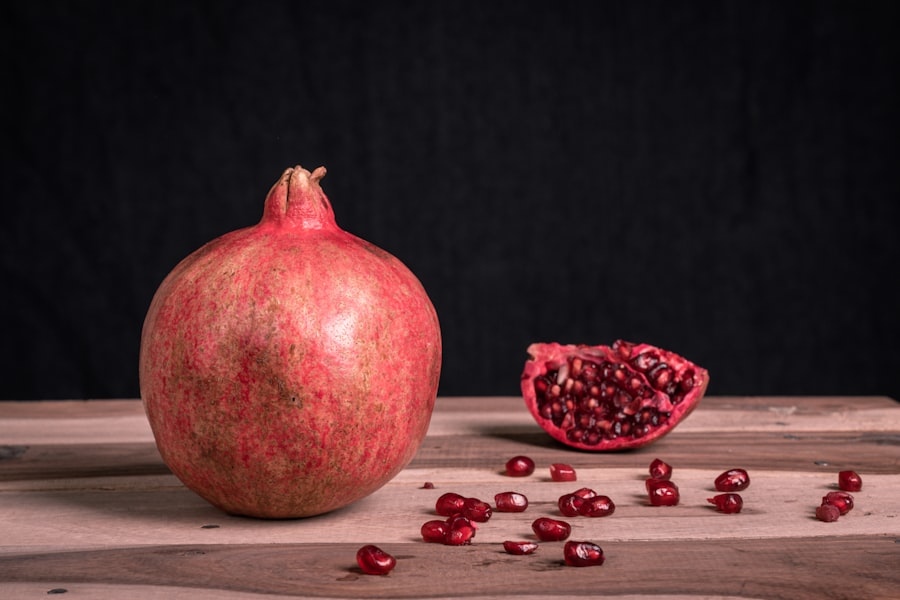 Photo Fresh pomegranate seeds